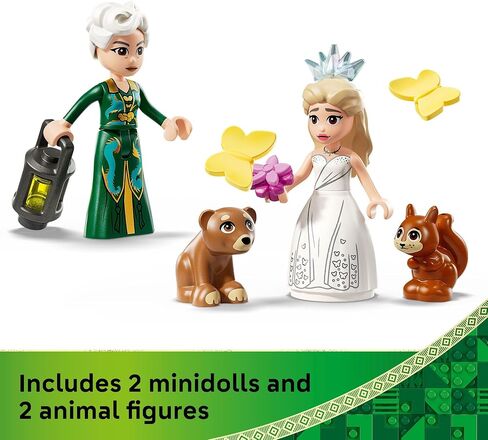 LEGO Wicked Glinda's Wedding Day Building Toy - Pretend Playset with 2 Minidolls, 2 Animal Toy Figures, & 2 Poseable Butterflies - Building Blocks for Kids, Ages 8+ - Gift for Girls & Boys - 75688 in Saudi Arabia