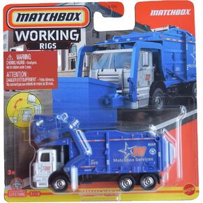 Matchbox Truck With Moving Parts, Working Rigs Toy Truck, 1:32 Scale, Blue, 3+ in Saudi Arabia