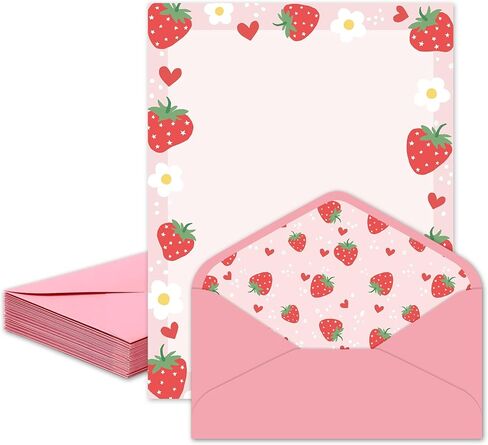 Whaline 30 PCS Fall Pumpkin Stationery مجموعة مع الأظرف الخريف ورقة كتابة برتقالية لطيفة وأظرف للطباعة مدرسة دعوة عيد الشكر ، 8.5 × 11 بوصة in Kuwait