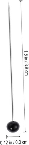 Artibetter 100Pcs Glass Head Multicolor Sewing Pins Head Pin Durable and for DIY Sewing Crafts Quilting and Needlework Projects in Saudi Arabia