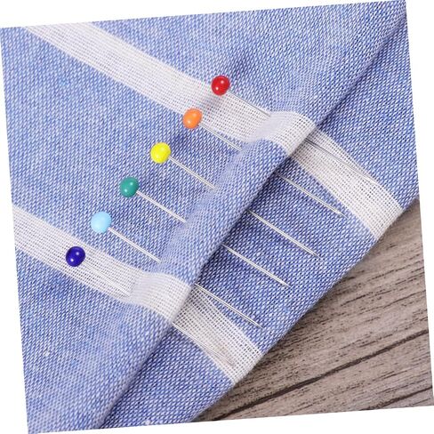 Artibetter 100Pcs Glass Head Multicolor Sewing Pins Head Pin Durable and for DIY Sewing Crafts Quilting and Needlework Projects in Saudi Arabia
