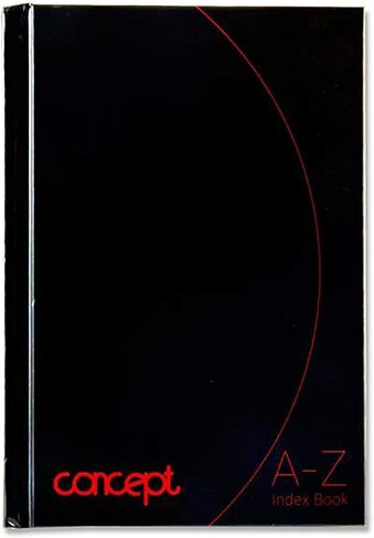 Concept Notebook A6 Lined Hardcover Notebook, Premium Paper, Ruled Journal Notebook, Address Book, Organiser, Student & Teacher Planner, Perfect for School, Office & Home in Saudi Arabia