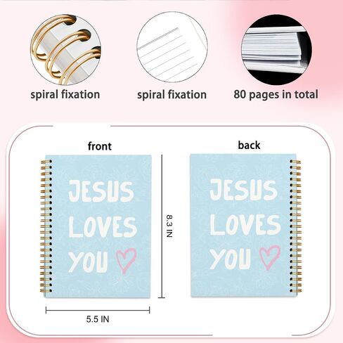 Bible Study Notebook, Bible Note Taking Supplies Notebook Journal, Cute notebook, Bible Study Notebook Supplies Gifts Notebook for Teen Girls Student Teacher 5.5x8.3 inch in Kuwait