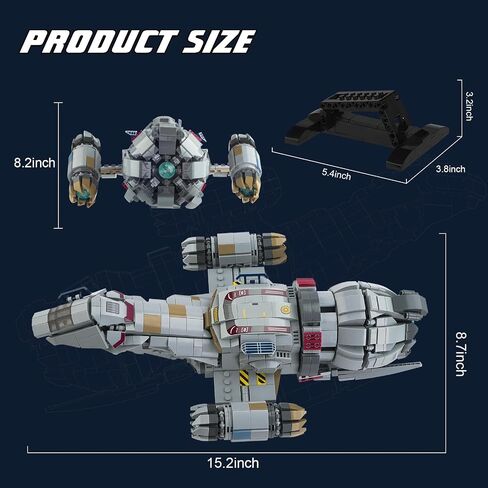 Firefly-Class Spaceship Building Set, Sci-Fi Space Wars Ship Model Toys, Compatible with Lego, Collectible Creative Building Blocks for Adults, Aged 18+ (1345 PCS) in Saudi Arabia