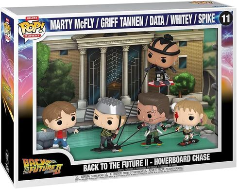 Funko Pop! Moments Deluxe: Back to The Future 2 - Marty McFly - Hoverboard Chase - Collectable Vinyl Figure - Gift Idea - Official Merchandise - Toys for Kids & Adults - Movies Fans in Saudi Arabia