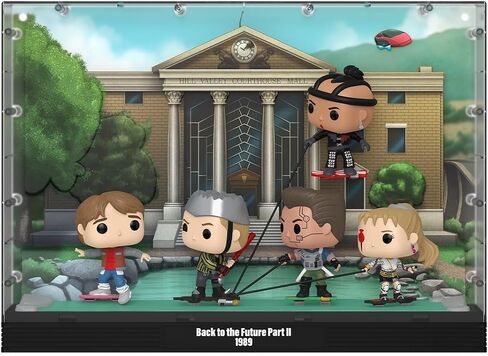 Funko Pop! Moments Deluxe: Back to The Future 2 - Marty McFly - Hoverboard Chase - Collectable Vinyl Figure - Gift Idea - Official Merchandise - Toys for Kids & Adults - Movies Fans in Saudi Arabia