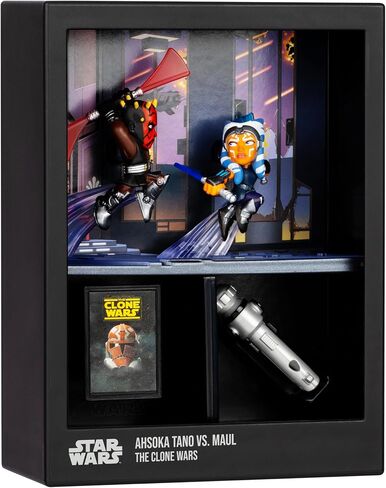 Fandrop SW04-Star Wars: The Empire Strikes Backâ - Luke Skywalker VS. Darth Vader, Combines an Epic Diorama, Artifacts & Scene Marker Creating A Display to Enhance Any Star Wars Collection in Saudi Arabia
