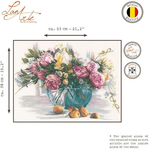 Flowers (Linen), NA, 53 x 38cm in Saudi Arabia
