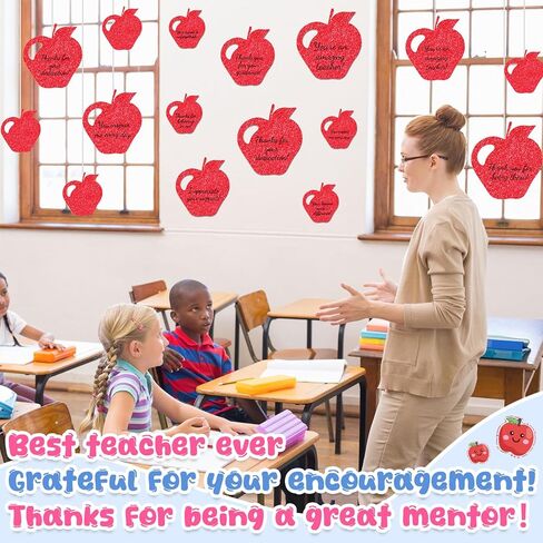 Fuutreo 120 Pcs Rosh Hashanah Apple Paper Cutouts Fall Bulletin Board Cutouts Glitter Mixed 3 Sizes Red Apple Paper Cut Outs for Thanksgiving Autumn Wall Decoration Classroom School Decor in Kuwait