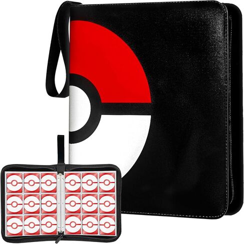 Trading Card Binder, 900 Double Sided Pocket, 9 Pocket Card Collection Binder, Binder for Cards, Collector Card Binder, Collectible Trading Card Albums, Cases and Sleeves in Saudi Arabia