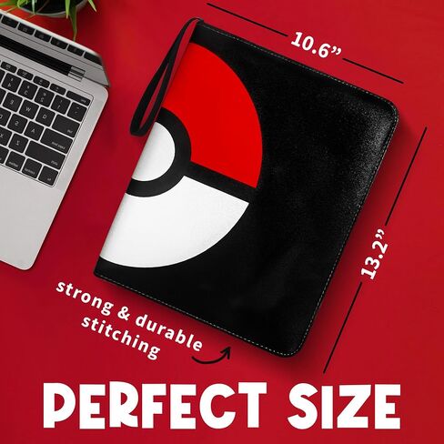 Trading Card Binder, 900 Double Sided Pocket, 9 Pocket Card Collection Binder, Binder for Cards, Collector Card Binder, Collectible Trading Card Albums, Cases and Sleeves in Saudi Arabia