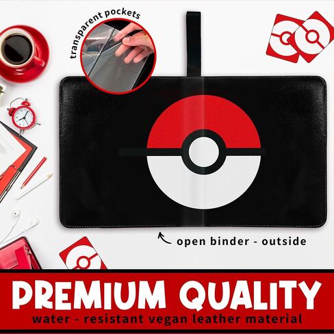 Trading Card Binder, 900 Double Sided Pocket, 9 Pocket Card Collection Binder, Binder for Cards, Collector Card Binder, Collectible Trading Card Albums, Cases and Sleeves in Saudi Arabia