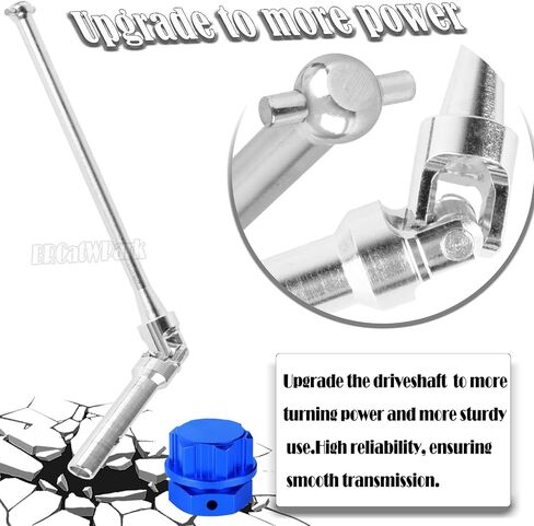RC Drive Shaft Axles (Front Rear) w/Wheel Hex Nuts Upgrades Part for 1/5 KRATON 8S BLX Outcast 8S BLX,2PCS CVD Driveshaft Hop Ups,Silver & Navy Blue in Saudi Arabia