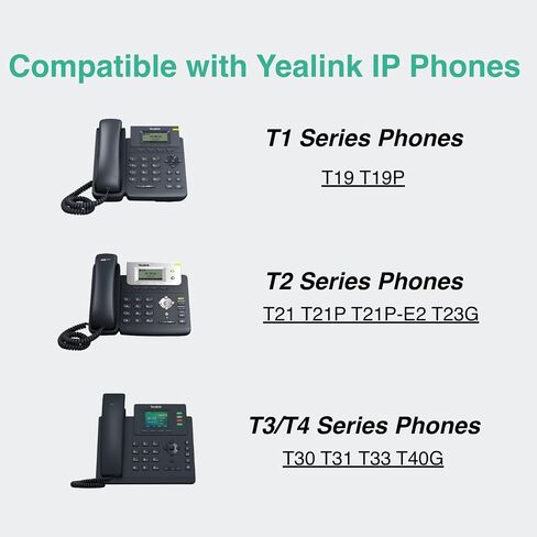 Power Adapter for Yealink Voip Phone T20P T22P T26P T27 T28P, T34W T41P T42G T42G T43 T43U,T53 T53W MP50, Power Supply 5V 1.2A YLPS051200C1-US in Kuwait