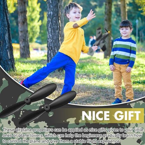 3 Sets Spare RC Plane Propellers 2 Blade Compatible with Spitfire(76205) P-51d Mustang F4u Bf109(76206) RC Plane 3 Channel Remote Control Airplane Fighter Toys in Saudi Arabia