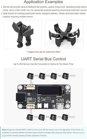 Waveshare SC15 17kg Large Torque Programmable Serial Bus Servo 17kg.cm Large Torque in Saudi Arabia