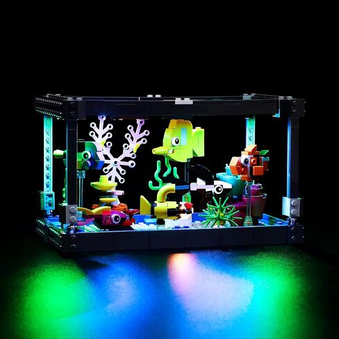 طقم مصباح LED متوافق مع Lego Fish Tank - مجموعة إضاءة لـ Creator 31122 Model (مجموعة نموذجية غير متضمنة) in Saudi Arabia