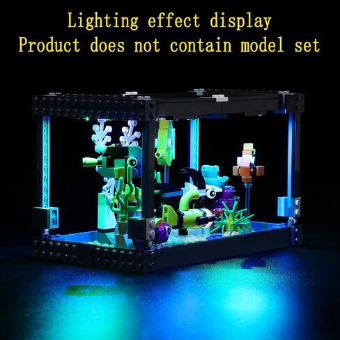 طقم مصباح LED متوافق مع Lego Fish Tank - مجموعة إضاءة لـ Creator 31122 Model (مجموعة نموذجية غير متضمنة) in Saudi Arabia