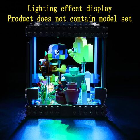 طقم مصباح LED متوافق مع Lego Fish Tank - مجموعة إضاءة لـ Creator 31122 Model (مجموعة نموذجية غير متضمنة) in Saudi Arabia