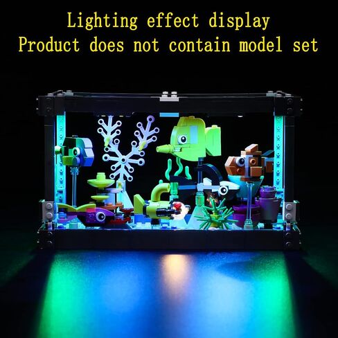 طقم مصباح LED متوافق مع Lego Fish Tank - مجموعة إضاءة لـ Creator 31122 Model (مجموعة نموذجية غير متضمنة) in Saudi Arabia