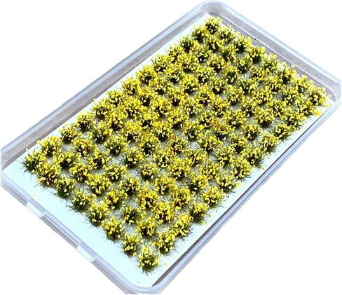 DIY Miniature Flower Cluster, Flower Vegetation Groups Grass Tufts Model for Architectural Model Layout, Orange in Kuwait