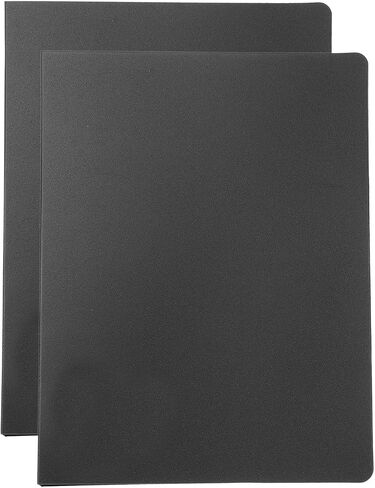 PATIKIL B5 Binder Cover, 2 Pcs PP 9 Ring Loose Leaf Binder Protector Round Ring Binder Cover Refillable Notebook Thickened Frosted Binder for Meeting Notebook Folder, Transparent in Saudi Arabia