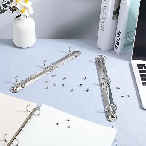 GORGECRAFT 3 Set 3 Ring Binder Mechanism Iron Binder Replacement Kit O Rings Loose Leaf Book Binder Metal Binding Spines Combs for DIY Making School Notebook Document Organization Planners in Saudi Arabia