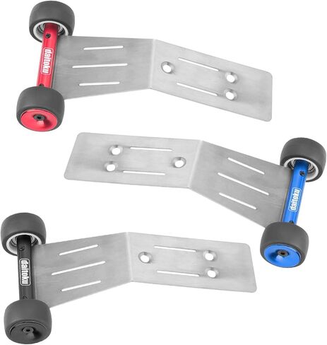 Daitoku RC Wheelie Bar Aluminium Tail Wheel Ups Pressions for Traxxas Mini-Maxx 4WD RTR 1/16 RC CAR (#107154-1)-Black in Kuwait