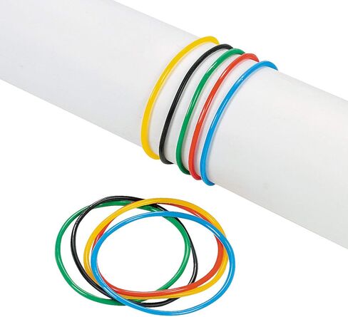 أساور Jelly Express Express فينيل بألوان متنوعة مشرقة - مجموعة كبيرة من 144 - مجوهرات جديدة للأطفال ، وهبات وإمدادات الحفلات in Kuwait