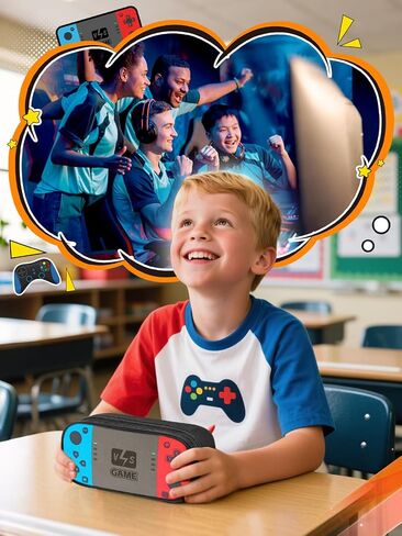 Bigmeta Pencil Case للأولاد Game - حقيبة قلم رصاص كبيرة السعة مع مقصورتين ، مربع منظم تخزين القرطاسية للأطفال عودة إلى هدايا المدرسة in Kuwait