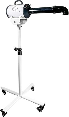 Flying Pig High Velocity Dog Pet Stand Grooming Dryer w/Variable Air Speed & Heat (Mint w/Grey Logo) in Kuwait