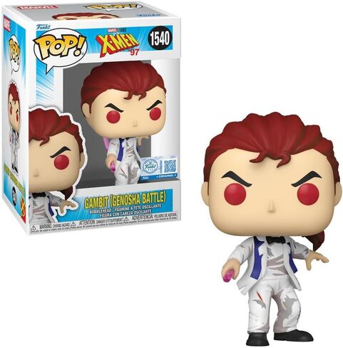 Funko Pop! Vinyl Figure, X-Men '97 Gambit Genosha Battle #1540, Entertainment Earth Exclusive, 4.75 Inch, Window Box in Saudi Arabia