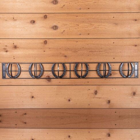 Schneiders Easy-Up Pro Mountable Horseshoe 6 Hook Rack | Durable and Stylish Design | Versatile Horseshoe Hooks | Suitable for Various Locations | Solid Steel Construction | 7-Year Warranty in Saudi Arabia