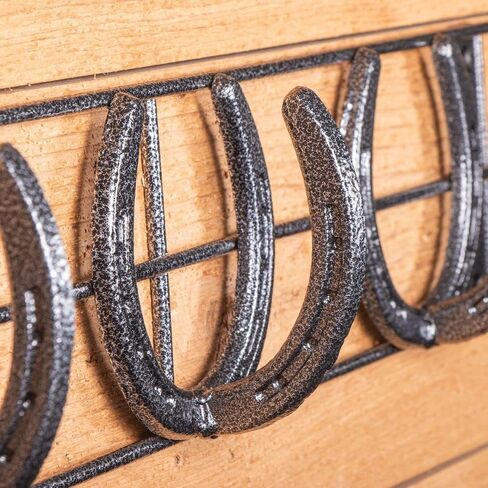 Schneiders Easy-Up Pro Mountable Horseshoe 6 Hook Rack | Durable and Stylish Design | Versatile Horseshoe Hooks | Suitable for Various Locations | Solid Steel Construction | 7-Year Warranty in Saudi Arabia