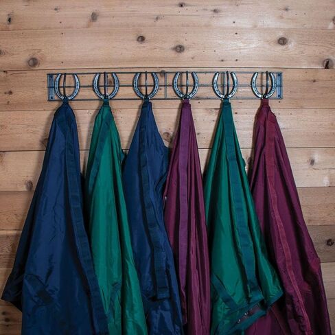 Schneiders Easy-Up Pro Mountable Horseshoe 6 Hook Rack | Durable and Stylish Design | Versatile Horseshoe Hooks | Suitable for Various Locations | Solid Steel Construction | 7-Year Warranty in Saudi Arabia