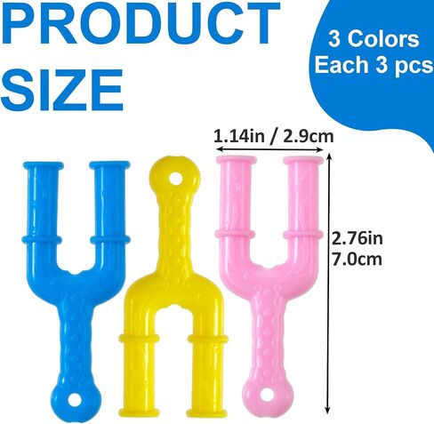 9 PCS أداة سوار تلول ، نموذج أكريليك Y Slingshot LOLL ، نول سوار النطاق المطاطي ، أداة سوار تلوي ملونة ، صانع سوار نول ، طقم سوار شريط المطاط لصنع قلادة سوار (أزرق+أصفر+وردي) in Saudi Arabia