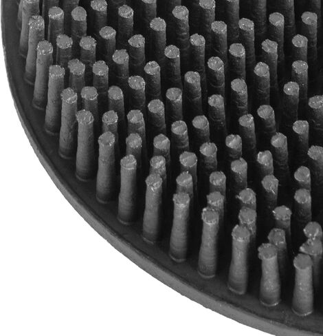 Jeffers Face & Finishing Brush for Dogs, Cats, Horses – Soft Rubber Grooming Tool for Face, Ears, Fur, Coat, Bath, Shedding, Deshedding, Pet Brush for Sensitive Areas, Small Compact Size - Black in Saudi Arabia