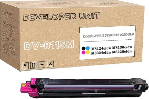 DV-8115 Compatible for Kyocera DV-8115K DV-8115C DV-8115M DV-8115Y Developer Unit, Work with ECOSYS M8124cidn M8130cidn M8224cidn M8228cidn Printer 4Pack in Saudi Arabia