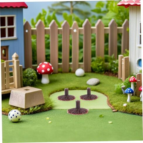 50pcs شجرة مصغرة تقف لنموذج السكك الحديدية DIY مشهد مصطنعة مصطنعة أصحاب المناظر الطبيعية لوازم ديوراما لنماذج القطار وديكور الكيك in Kuwait