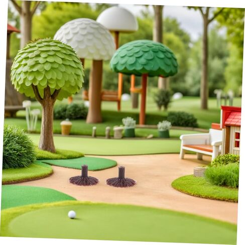 50pcs شجرة مصغرة تقف لنموذج السكك الحديدية DIY مشهد مصطنعة مصطنعة أصحاب المناظر الطبيعية لوازم ديوراما لنماذج القطار وديكور الكيك in Kuwait