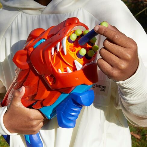 Nerf Wild Lionfury, Easy Play Dart Blaster, 16 Nerf Elite Darts, Lion Toys for 6 Year Old Boys & Girls & Up, Outdoor Toys in Saudi Arabia