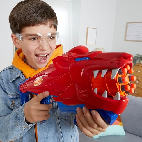 Nerf Wild Lionfury, Easy Play Dart Blaster, 16 Nerf Elite Darts, Lion Toys for 6 Year Old Boys & Girls & Up, Outdoor Toys in Saudi Arabia