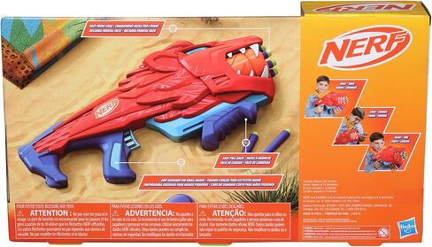 Nerf Wild Lionfury, Easy Play Dart Blaster, 16 Nerf Elite Darts, Lion Toys for 6 Year Old Boys & Girls & Up, Outdoor Toys in Saudi Arabia