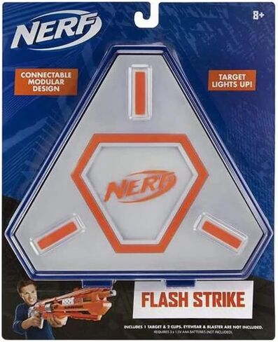 NERF Elite NER0240 Flash Strike Target - Expandable 13 cm Target Module with Light Effect for Children from 8 Years in Saudi Arabia