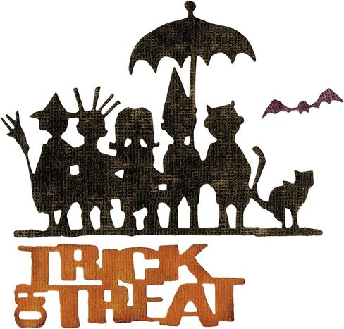 Sizzix Tim Holtz Trick -Or Thinlits Die Set - 3 قطع - 662384 in Saudi Arabia