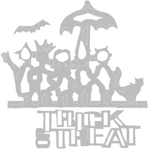 Sizzix Tim Holtz Trick -Or Thinlits Die Set - 3 قطع - 662384 in Saudi Arabia