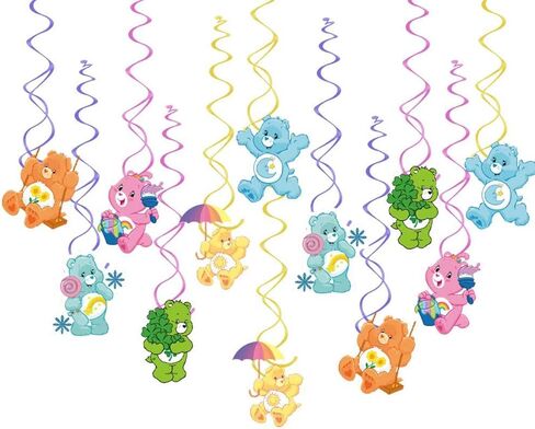 12pcs Cute Bear Hanging Swirls party suppliers Birthday Party Decorations The Me in Saudi Arabia