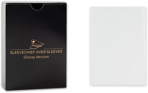 بطاقة تداول الجودة الممتازة الممتازة | أكمام بطاقة متينة وواضحة | لامع | الحجم الياباني | 100 جهاز كمبيوتر in Kuwait