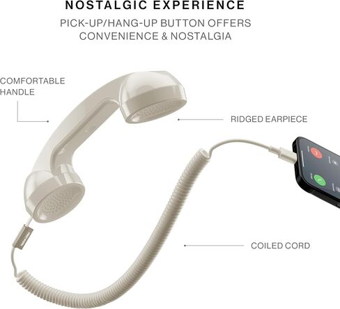 Native Union Pop Phone – Retro Telephone Handset with Mic & Speaker, USB-C for iPhone, iPad, Laptop, Tablet, Samsung S25, Flip 7, Fold 7 – Hybrid Work, Calls, Video Conferences, Meetings (Candy) in Saudi Arabia