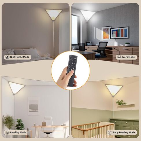 2 حزمة مصباح زاوية مع مصباح LED 9W وبعد ، مصباح زاوية درجة حرارة 3 لون ، قابلية قابلة للضايق في مصابيح قلادة للسقف مع ظل الأكريليك ، قم بتوصيل ضوء السقف لغرفة المعيشة وغرفة النوم in Saudi Arabia
